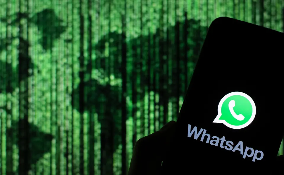 A reply to a scammer on the messaging app, WhatsApp