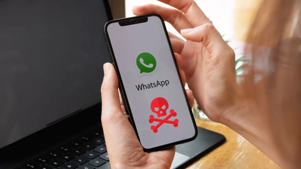Scam on mobile phone messaging application WhatsApp